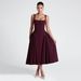 Spring 2025 Women's French Collar Dress Retro Slim Fit With Oversized Skirt Vintage Strapless Gown Transoceanic Trend_ecoleips.com