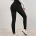 Women's Clothing High-Waisted Solid Color Leggings For Women Autumn/Winter Warm Cold Proof Tight Fitting Casual Sports Yoga Bottoms_ecoleips.com