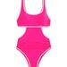 Women's Clothing Women's Sexy Solid Color One Piece Swimsuit Hollow Out Waist Design European And American For Formal & Casual For Women_ecoleips.com