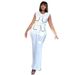 Women's Clothing Contrast Color Pockets Fashionable Temperament Elegant Senior Strap Cardigan Vest Trousers Women's Clothing Two Piece Suit_ecoleips.com