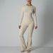 Women’s Knit Tracksuit Set – Slim-Fit Long Sleeve Top & Pants, Casual & Sporty Outfit For Fall/Winter (3 Colors, S-XL)_ecoleips.com
