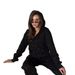 Women's Clothing Hooded Zipper Long Sleeves Full Body Hot Diamond Top Drawstring Trousers Sweater Suit Two Piece Suit Fashionable Sports Style Outfit_ecoleips.com