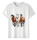 Women's T-Shirts Tshirt Muscle Freaks Horse Wild Style Mustangs_ecoleips.com