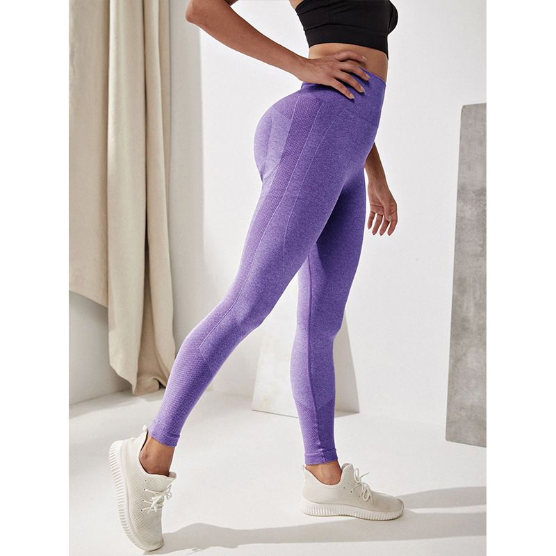 Women's Clothing Seamless High Waist Slim Fit Peach Hip Lifting Abdominal Yoga Fitness Wear Outer Wear Slimming Quick-drying Sports Tight Pants_ecoleips.com