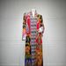 Elegant Ethnic Print V-Neck Long Sleeve Chiffon Maxi Dress – Flowy Boho Style For Women Breathable & Lightweight_ecoleips.com
