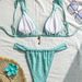 Women's Clothing Metal Jewelry Two-Piece Bikini Set Sexy Style Vacation Fabric Regular Fit For All Seasons_ecoleips.com