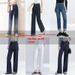 Aria Basics Zhengzhou Quality Women's Clearance Sale High Waist Slimming Denim Straight Casual Versatile Floor-Length Pants Fan_ecoleips.com