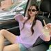 Women's Thin Long-Sleeved Sun Protection Shirt Mesh Base Layer Ice Silk Inner T-Shirt New Summer 2026 Style HyunA Ins_ecoleips.com