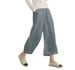 Suitable For All Seasons 2025 New Linen Solid Color Casual Straight Leg Cropped Pants For Women To Make Legs Look Longer_ecoleips.com