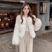 Fur Jacket Women's 2025 Hairy Fur All-in-one Jacket_ecoleips.com