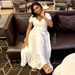 Women's Clothing Plus Size Long Tube Top Collar Waist Large Size Dress_ecoleips.com
