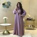 Women's Clothing XQY500062 jalabiya diamond ribbon loose big swing skirt musilm robe female_ecoleips.com