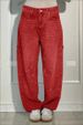 Loose Fit Rhinestone Harem Jeans For Women – Lightweight Polyester Casual Pants, High Waist & Comfortable (Multi-Color, XS-4XL)_ecoleips.com