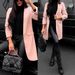 Women's Clothing Solid Color Elegant Commuter Mid Length Slim Fit Women’s Longline Blazer – Autumn Elegant Slim-Fit Pink Office Jacket (S-XL)_ecoleips.com