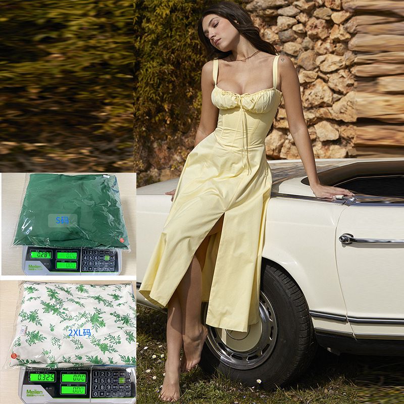 2025 Hot-Selling Summer Elegant Fashion High-End Strap Gentle Style French Dress For Women_ecoleips.com