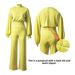 Women's Sexy Wide Leg Pants Summer Solid Color High Neck Backless Long Sleeved Casual Jumpsuit Trousers_ecoleips.com