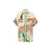 Women's Clothing Fashion Printed Linen Casual Versatile Shirt Cardigan Shorts_ecoleips.com