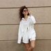 Women's Long Sleeved Cardigan And Shorts Set Simple Solid Color Casual Spring Summer Outfit_ecoleips.com