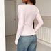 Diyun European And American Y2K Hot Girl Solid Color Long Sleeve Cardigan Sweater Women's Clothing 2025_ecoleips.com