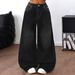 Women's Vintage Washed Distressed Jeans – Oversized Wide-Leg High Waist Denim Pants (XS-XXL)_ecoleips.com