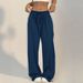 High-Waisted Wide-Leg Lounge Pants – Side Stripe Detail, Breathable & Flowy (S-XL, 7 Colors)_ecoleips.com