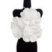 Women's Clothing Three Dimensional Flower Design Halter Neck Top New Slim Fit Short Lace Up Vest For Women_ecoleips.com