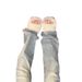 Yellow Flared For Women, Summer, Spring, Autumn 2025 New American Style High-waisted Slim-fit Petite Bootcut Jeans_ecoleips.com