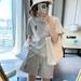 Women's Clothing Women's Summer Sports Suit Loose Fit Plus Size Style Short Sleeved Casual Running Two Piece Set_ecoleips.com