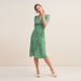 In Stock 114 # 2022 Button Tea Break Wrap Dress Summer New French Retro European And American Women's Fashion_ecoleips.com