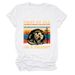 Fun Crew Neck Loose Short Sleeve First Of All I'm A Delight Summer Comfort T-Shirt_ecoleips.com