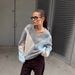 Classic Diamond Knit Sweater – Women’s Long-Sleeve Crewneck Pullover, Geometric Patterned Winter Warm Jumper, Soft Yarn Oversized Fit_ecoleips.com