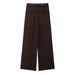 Street Chic Side-Slit Vest & Pleated Lounge Pants Set – Breathable Polyester, 3D Graphic, Trendy Two-Piece Outfit_ecoleips.com