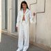 Men's & Women's Casual Sportswear Set - Zip-Up Hooded Jacket & Drawstring Pants (2-Piece, Polyester-Spandex Blend, Streetwear, Multiple Colors)_ecoleips.com
