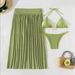 Women's Sporty Triangle Bikini Set - Adjustable -Back Design For Swimming & Beach Activities (S-XL)_ecoleips.com