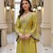 Elegant Embroidered Abaya Dress With Hand-Sewn Crystals – Loose Fit Long Sleeve Maxi Dress For Women, Dubai & Saudi Style_ecoleips.com