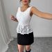 European And American 2025 Summer New Women's Lace Backless Sleeveless Small Camisole_ecoleips.com