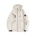 Men's Lightweight Waterproof Jacket - Windproof Hooded Outdoor Coat For Hiking, Camping & Travel - Breathable Polyester Shell With Detachable Hood_ecoleips.com