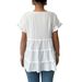 Women's Clothing Simple Fashion Ruffled Short Sleeved Women's T Shirt Women's Clothing Pring And Summer_ecoleips.com