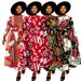 Women's plus Size Long Skirt Autumn Winter Fashion Lace African Style Temperament Dress New 2023 Foreign Trade_ecoleips.com