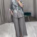 Women’S Clothing Suit For Women New Summer Casual Long Sleeved Printed Tops And Trousers Two Piece Suit_ecoleips.com