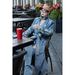 Women's Denim Trench Coat, New Spring Autumn Style, Elegant And Fashionable, Mid-length Coat_ecoleips.com