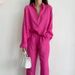 Women's Clothing Temperament Commuting Wrinkled Loose Shirt Fashion Casual Suit_ecoleips.com