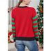 Festive Christmas Ugly Sweater Women's Knit Pullover With Reindeer Snowflake Tree Design Cozy Holiday Party Jumper_ecoleips.com