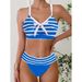 Women's Slimming Bikini Swimsuit – Sexy Two-Piece Swimwear, High-Waisted & Push-Up Design, Comfortable Nylon Blend For Beach & Pool_ecoleips.com