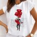 New Product From Independent Brand: Women's White Urban Girl T-shirt_ecoleips.com