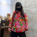 girl Northeast Women's Winter Coat Chinese Style Quilted Button Tang Suit Small Orchid Cotton Village Girl Floral Jacket_ecoleips.com