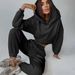 Women's Clothing Sports Sweater Suit Long Sleeved Hooded Sweater Women's Autumn And Winter Plus Velvet Two Piece Suit Women's Clothing_ecoleips.com