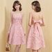 Sexy A-Line Dress Style Backless Pink With Bow For Women_ecoleips.com