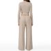 Women's Clothing Women's Cross-Backless Brushed Yoga Set Casual Quick-Drying Running Fitness Sportswear European American Style_ecoleips.com