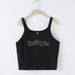 Cross-border E-commerce European And American Women's Clothing 2022 Summer New Style Los Angeles Letter Print Short_ecoleips.com